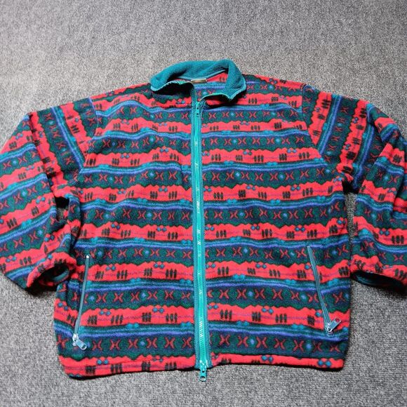 L.L. Bean Other - LL Bean Nordic Fair Isle Zip-Up Fleece